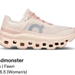 On Running Cloudmonster Women's Shoes in Fawn